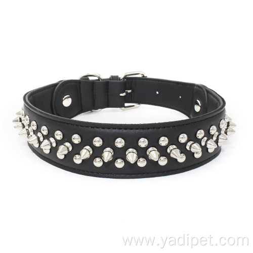 Large and medium-sized round head nail dog collar